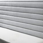 Hunter Linen Textured Fabric Upholstered Bed