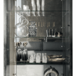 Vulcano 2 Door Curio Cabinet