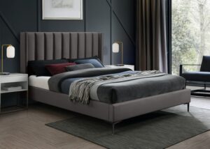 Nadia Velvet Upholstered Bed