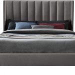Nadia Velvet Upholstered Bed