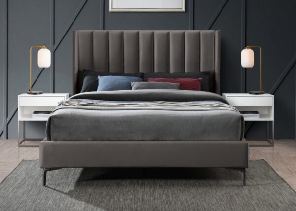 Nadia Velvet Upholstered Bed