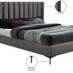 Nadia Velvet Upholstered Bed