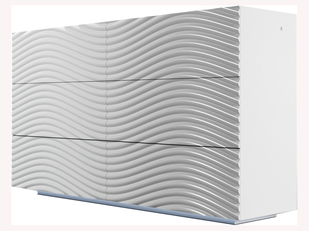 Wave Double Dresser White