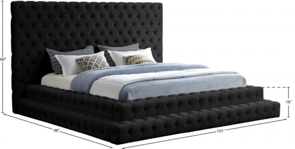 Revel Velvet Upholstered Bed