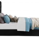 Kira Velvet Upholstered Bed