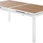 Nizuc 77" - 100.5" Aluminum Outdoor Patio Extendable Dining Table