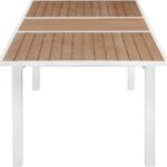 Nizuc 77" - 100.5" Aluminum Outdoor Patio Extendable Dining Table