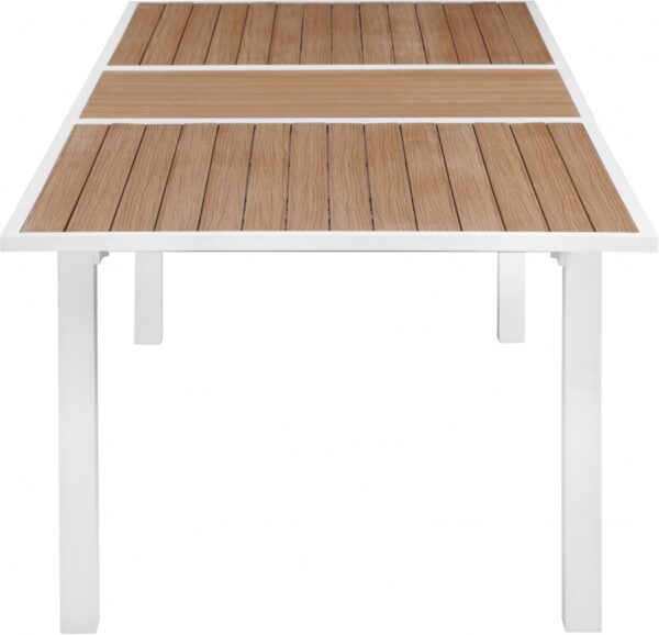 Nizuc 77" - 100.5" Aluminum Outdoor Patio Extendable Dining Table