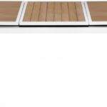Nizuc 77" - 100.5" Aluminum Outdoor Patio Extendable Dining Table