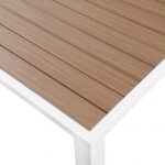 Nizuc 77" - 100.5" Aluminum Outdoor Patio Extendable Dining Table