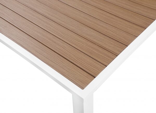 Nizuc 77" - 100.5" Aluminum Outdoor Patio Extendable Dining Table