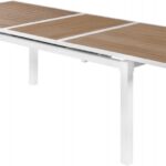 Nizuc 77" - 100.5" Aluminum Outdoor Patio Extendable Dining Table