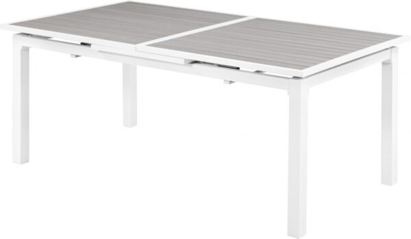 Nizuc 77" - 100.5" Aluminum Outdoor Patio Extendable Dining Table