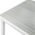 Nizuc 77" - 100.5" Aluminum Outdoor Patio Extendable Dining Table