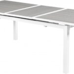 Nizuc 77" - 100.5" Aluminum Outdoor Patio Extendable Dining Table