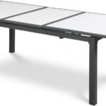 Nizuc 77" - 100.5" Aluminum Outdoor Patio Extendable Dining Table