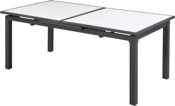 Nizuc 77" - 100.5" Aluminum Outdoor Patio Extendable Dining Table