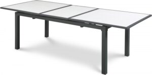 Nizuc 77" - 100.5" Aluminum Outdoor Patio Extendable Dining Table
