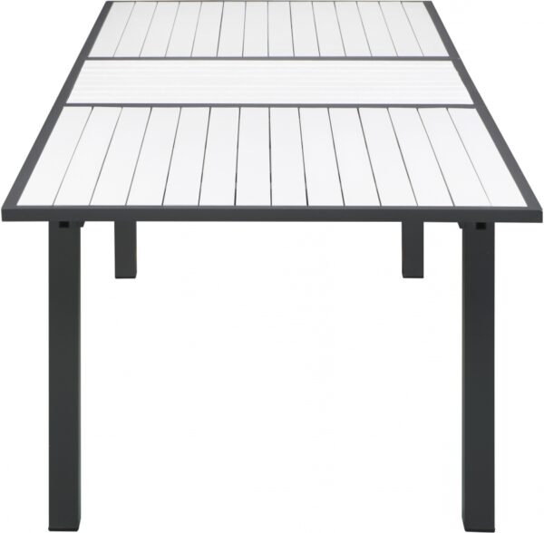 Nizuc 77" - 100.5" Aluminum Outdoor Patio Extendable Dining Table