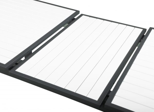 Nizuc 77" - 100.5" Aluminum Outdoor Patio Extendable Dining Table
