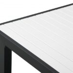 Nizuc 77" - 100.5" Aluminum Outdoor Patio Extendable Dining Table