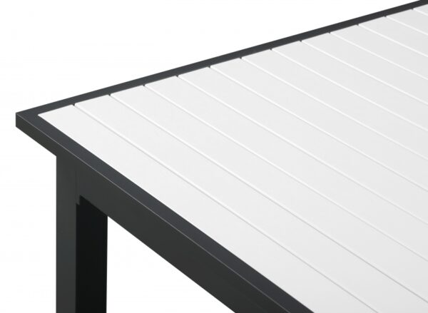Nizuc 77" - 100.5" Aluminum Outdoor Patio Extendable Dining Table