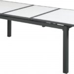 Nizuc 77" - 100.5" Aluminum Outdoor Patio Extendable Dining Table