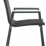 Nizuc Mesh Water Resistant Fabric Outdoor Patio Dining Arm Chair