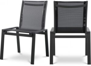 Nizuc Mesh Water Resistant Fabric Outdoor Patio Dining Chair