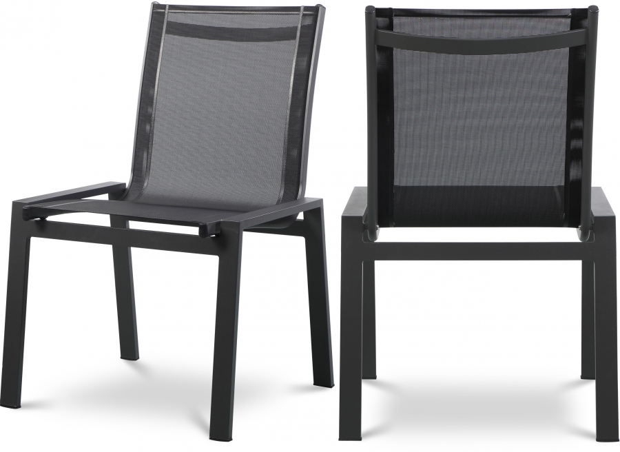 Nizuc Mesh Water Resistant Fabric Outdoor Patio Dining Chair