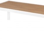 Nizuc Aluminum Outdoor Patio Coffee Table