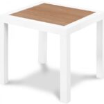Nizuc Aluminum Outdoor Patio End Table