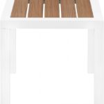 Nizuc Aluminum Outdoor Patio End Table