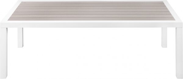 Nizuc Aluminum Outdoor Patio Coffee Table