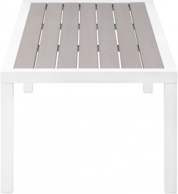 Nizuc Aluminum Outdoor Patio Coffee Table