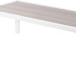 Nizuc Aluminum Outdoor Patio Coffee Table