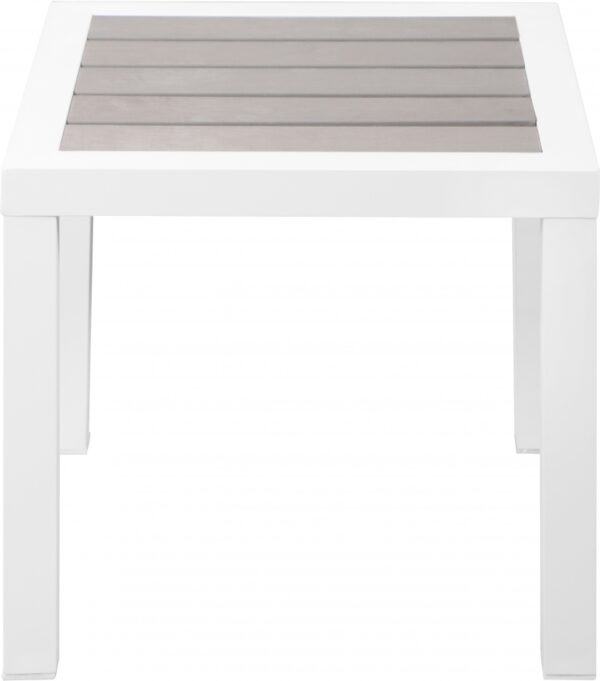 Nizuc Aluminum Outdoor Patio End Table