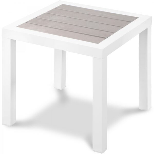 Nizuc Aluminum Outdoor Patio End Table
