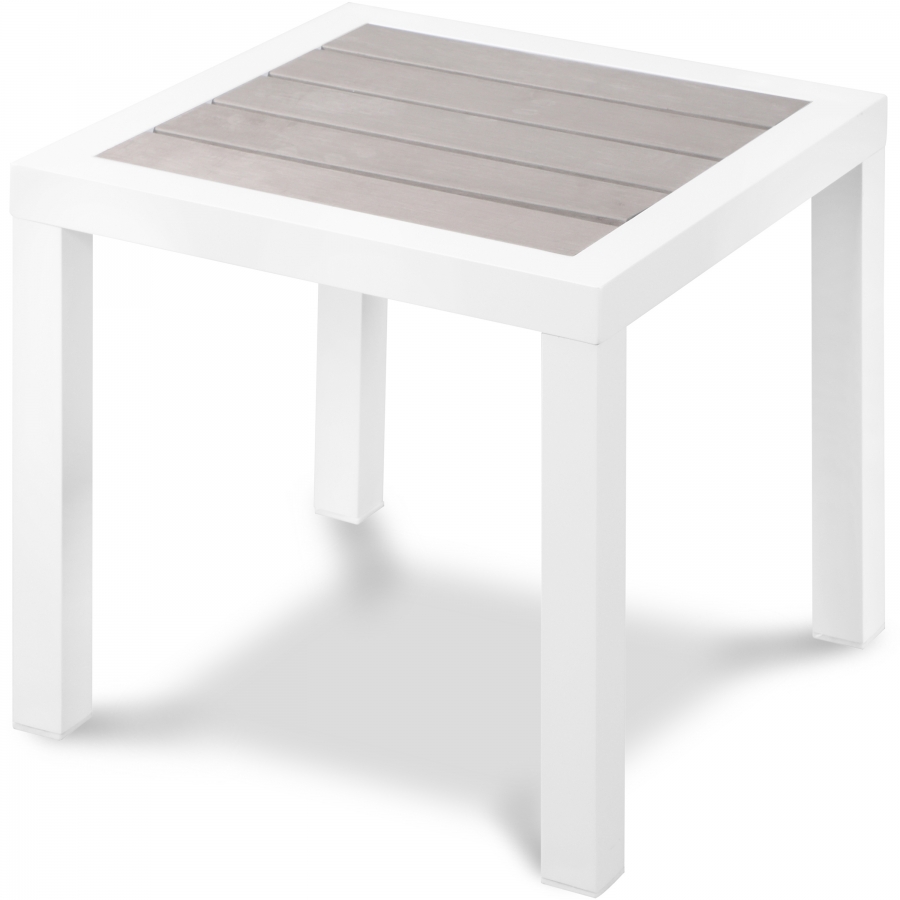 Nizuc Aluminum Outdoor Patio End Table