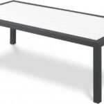 Nizuc Aluminum Outdoor Patio Coffee Table