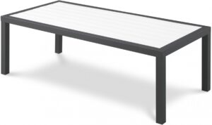Nizuc Aluminum Outdoor Patio Coffee Table