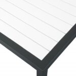 Nizuc Aluminum Outdoor Patio Coffee Table