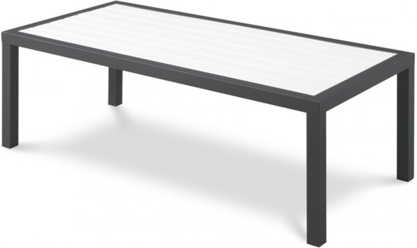 Nizuc Aluminum Outdoor Patio Coffee Table