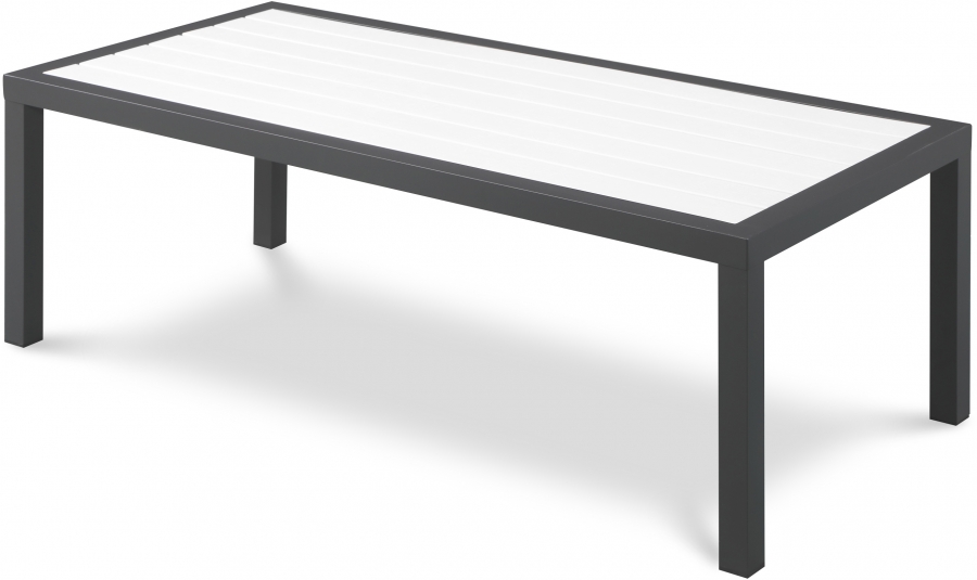 Nizuc Aluminum Outdoor Patio Coffee Table