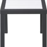 Nizuc Aluminum Outdoor Patio End Table