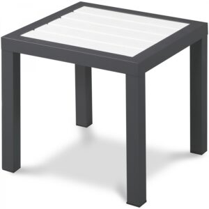 Nizuc Aluminum Outdoor Patio End Table