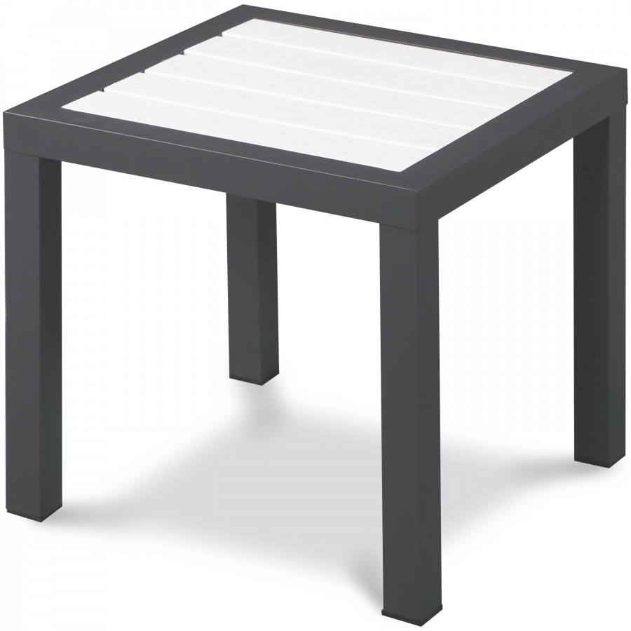 Nizuc Aluminum Outdoor Patio End Table