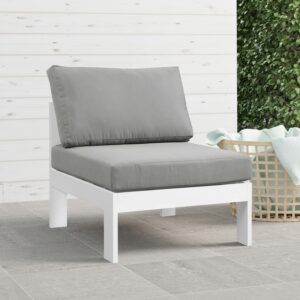 Nizuc Water Resistant Fabric Upholstered Outdoor Patio Modular Armless Chair
