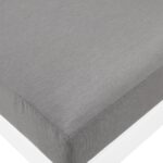 Nizuc Water Resistant Fabric Upholstered Outdoor Patio Modular Armless Chair