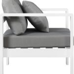 Nizuc Water Resistant Fabric Upholstered Outdoor Patio Arm Chair